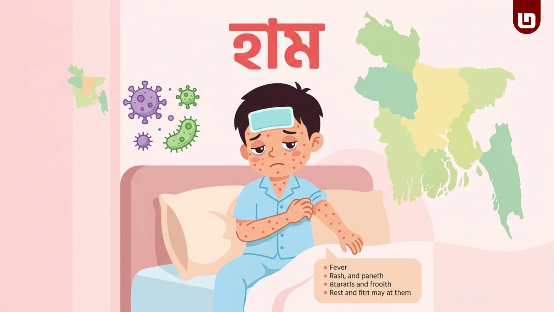দেশে হামের প্রকোপ অব্যাহত: ২৪ ঘণ্টায় আরও ৭ শিশুর মৃত্যু, ভর্তি ১৬৩১