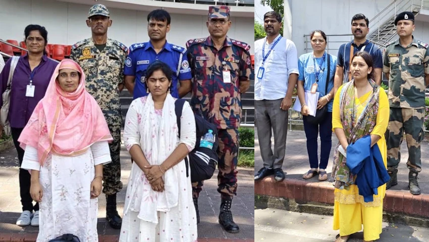 বিউটি পার্লারে ভালো বেতনে চাকরি প্রলোভনে ভারতে পাচার, কারাভোগ শেষে দেশে ফিরলেন ৩ তরুণী