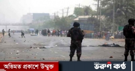 সাইনবোর্ডে পুলিশ-বিজিবির সঙ্গে হরতাল সমর্থকদের সংঘর্ষ