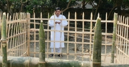 পিতার কবর জিয়ারত করলেন সাদ এরশাদ
