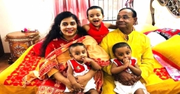 সপরিবারে সাবেক রেলমন্ত্রীর নববর্ষ উদযাপন