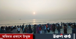 সাগর পাড়ে বছরের শেষ সূর্যাস্ত দেখলেন পর্যটকরা