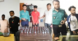 টঙ্গী পূর্ব থানার বিশেষ অভিযানে মাদক কারবারীসহ আটক-১২