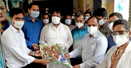 বিরামপুর উপজেলা স্বাস্থ্য কমপ্লেক্সে জীবাণুনাশক টানেল উদ্বোধন