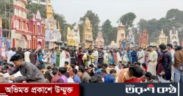 ঢাবিতে উৎসবমুখর পরিবেশে চলছে দেবী সরস্বতীর আরাধনা