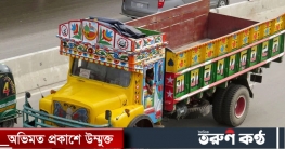 ট্রাকের ধাক্কায় প্রাণ গেলো মোটরসাইকেলচালকের