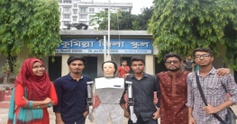 দেশের চতূর্থ মানব রোবট তৈরি করলো কুবি শিক্ষার্থীরা