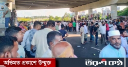 ফরিদপুরে অবরোধে ফের ঢাকার সঙ্গে দক্ষিণাঞ্চলের যান চলাচল বন্ধ