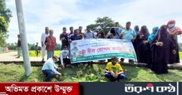লাকসামে বজ্রপাত প্রতিরোধে তাল বীজ রোপন কর্মসূচি উদ্বোধন