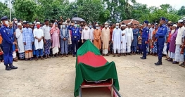 বীর মুক্তিযোদ্ধা আলহাজ্ব হানিফকে রাষ্ট্রীয় মর্যাদায় দাফন