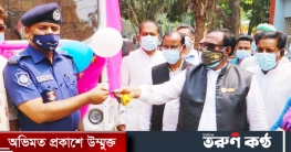 নওগাঁর নিয়ামতপুর থানায় লাশবাহি গাড়ি হস্তান্তর