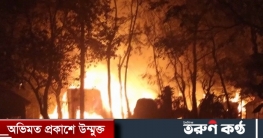 আগুনে ঘরবাড়ি পুড়ে ১৮ পরিবার নিঃস্ব