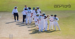 ইনিংস ব্যবধানে জিতে সিরিজে এগিয়ে বাংলাদেশ