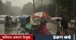 সকাল সকাল তীব্র বাতাস ও বৃষ্টিতে শীতল ঢাকা