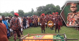 ফায়ার ফাইটার রানা মিয়ার জানাজায় মানুষের ঢল