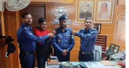 একজন গর্বিত সহকারী পুলিশ আদর্শবান পরিদর্শক পদোন্নতি একজন গর্বিত সহকারী পুলিশ আদর্শবান পরিদর্শক পদোন্নতি