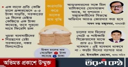 দাম না কমালে চাল আমদানি করবে সরকার