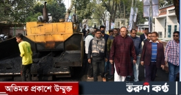 কাজ পরিদর্শনে মেয়র লিটন