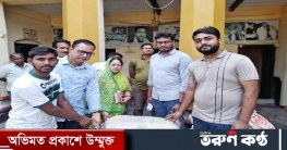 চাঁপাইনবাবগঞ্জে ২৫ মন্দিরে ২৫ মণ চাল দিলেন জেসি এমপি