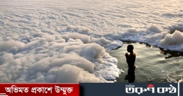 দিল্লির যমুনার পানিতে ভয়াবহ দূষণ