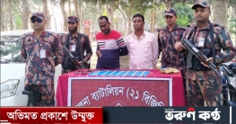 যশোরের শার্শায় ৩৫ পিচ স্বর্ণের বারসহ দুই পাচারকারী আটক