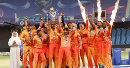 ক্রিস লিন ঝড়ে আইএল টি-টোয়েন্টির চ্যাম্পিয়ন গালফ জায়ান্টস