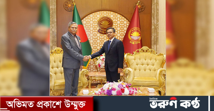 রাষ্ট্রপতি মো. সাহাবুদ্দিনের স‌ঙ্গে সাক্ষাৎ ক‌রে‌ছেন ঢাকায় নিযুক্ত ভার‌তের হাইক‌মিশনার প্রণয় ভার্মা।