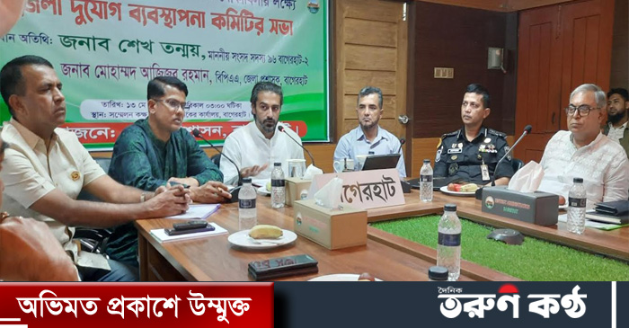 সরকার দূর্যোগের ঝুকি কমানোর জন্য নানা কাজ করে যাচ্ছে শেখ তন্ময়