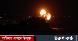 গাজায় ইসরায়েলের বিমান হামলা