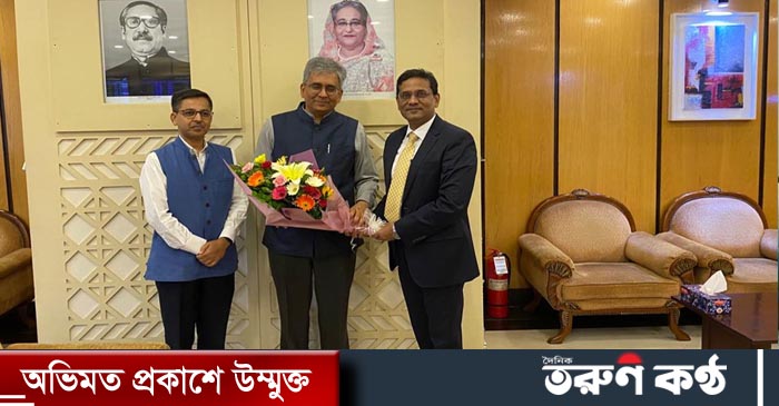 বে অব বেঙ্গল ইনিশিয়েটিভ ফর মাল্টি-সেক্টোরাল টেকনিক্যাল অ্যান্ড ইকোনমিক কো-অপারেশন (বিমসটেক) ইস্যুতে আলোচনা করতে ঢাকায় এসেছেন ভারতের পররাষ্ট্র মন্ত্রণালয়ের সচিব (পূর্ব) সৌরভ কুমার।