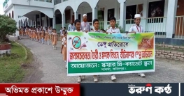 সালথায় ডেঙ্গু প্রতিরোধে র‍্যালী ও কীটনাশক স্প্রে অভিযান 