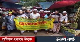 শাল্লায় ফিলিস্তিনে ইসরায়েলি হামলার প্রতিবাদে বিক্ষোভ মিছিল 