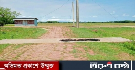 সড়কের মাঝে ভাঙ্গা কালভার্ট, চালক ও পথচারীদের ঝুঁকিপূর্ন যাতায়াত