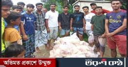 বন্যায় বিপর্যস্ত ৫০০ জনকে খাদ্য সহায়তা দিলো ছাত্র সমাজ