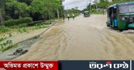 বড়লেখায় ভারি বর্ষণে আঞ্চলিক মহাসড়কে পানি,ভোগান্তিতে জনসাধারণ 