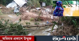 নিমিশেই নদীগর্ভে বিলীন হলো বসতঘর 