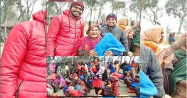 দেবীগঞ্জে শীতার্ত মানুষের মাঝে শীতবস্ত্র বিতরণ  