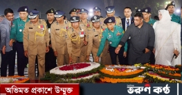 ভাষা শহীদদের প্রতি আইজিপির শ্রদ্ধা