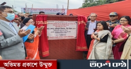 শাহরাস্তিতে ওয়াকওয়ে নির্মিত কাজের ভিত্তিপ্রস্তর স্থাপন 