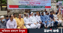 সমমনা পেশাজীবি জাতীয় গনতান্ত্রিক জোটের উদ্যোগে অবস্থান র্কমসূচি