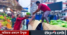 কুমিল্লার বাজারে চোখ রাঙাচ্ছে তরমুজ