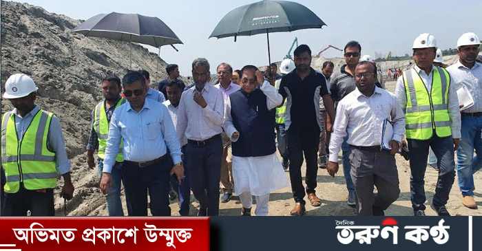 চাঁপাইনবাবগঞ্জে রাবার ড্যাম প্রকল্প পরিদর্শনে পরিকল্পনা কমিশনের প্রতিনিধি দল