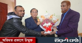 ওদুদ এমপিকে ফুলেল শুভেচ্ছা দিলেন এলজিইডি’র নির্বাহী প্রকৌশলী