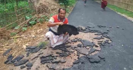 দৌলতপুরে এলজিইডির রাস্তার কাজে ব্যাপক অনিয়মের অভিযোগ