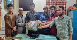 নবাগত ওসির সাথে জৈন্তিয়া রিপোর্টার্স ক্লাবের সাক্ষাৎ