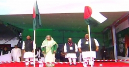পদ্মা সেতুর মঞ্চে যুবলীগের সম্মেলন উদ্বোধন করলেন শেখ হাসিনা