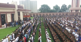 এরশাদের প্রথম জানাজা অনুষ্ঠিত