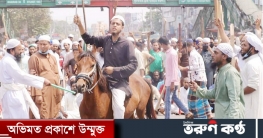 ঘোড়ায় চড়ে পিকেটিং করা সেই হেফাজতকর্মী গ্রেপ্তার ঘোড়ায় চড়ে পিকেটিং করা সেই হেফাজতকর্মী গ্রেপ্তার
