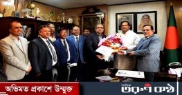 যুব ও ক্রীড়া প্রতিমন্ত্রী ফুলেল শুভেচছায় সিক্ত