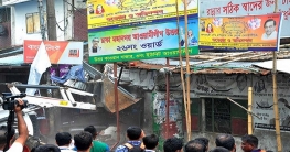 কারওয়ানবাজারে অবৈধ স্থাপনা উচ্ছেদ, পুলিশ ফাঁড়ি চায় ডিএনসিসি